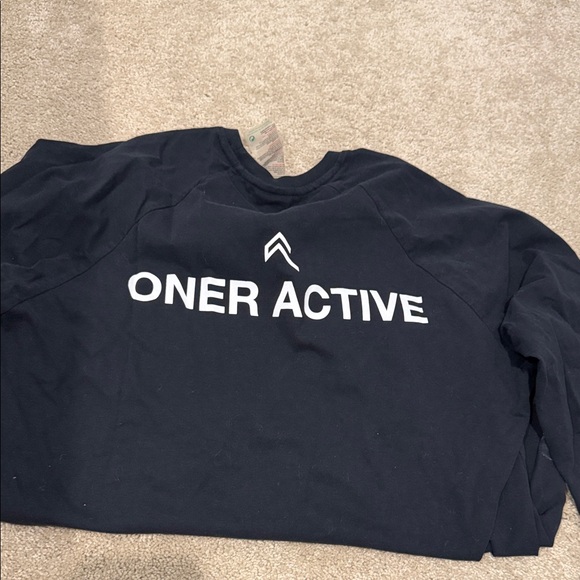 Oner Active Women's Navy Long Sleeve Tee - Picture 2 of 3